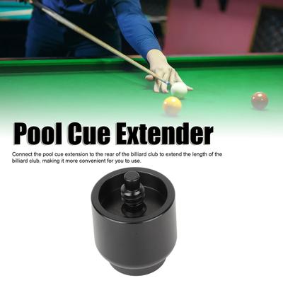 Bilardo İsteka Uzatma Alüminyum Alaşım Bilardo İsteka Çubuğu Uzatıcı Pratik Antrenman İçin 1 İnç