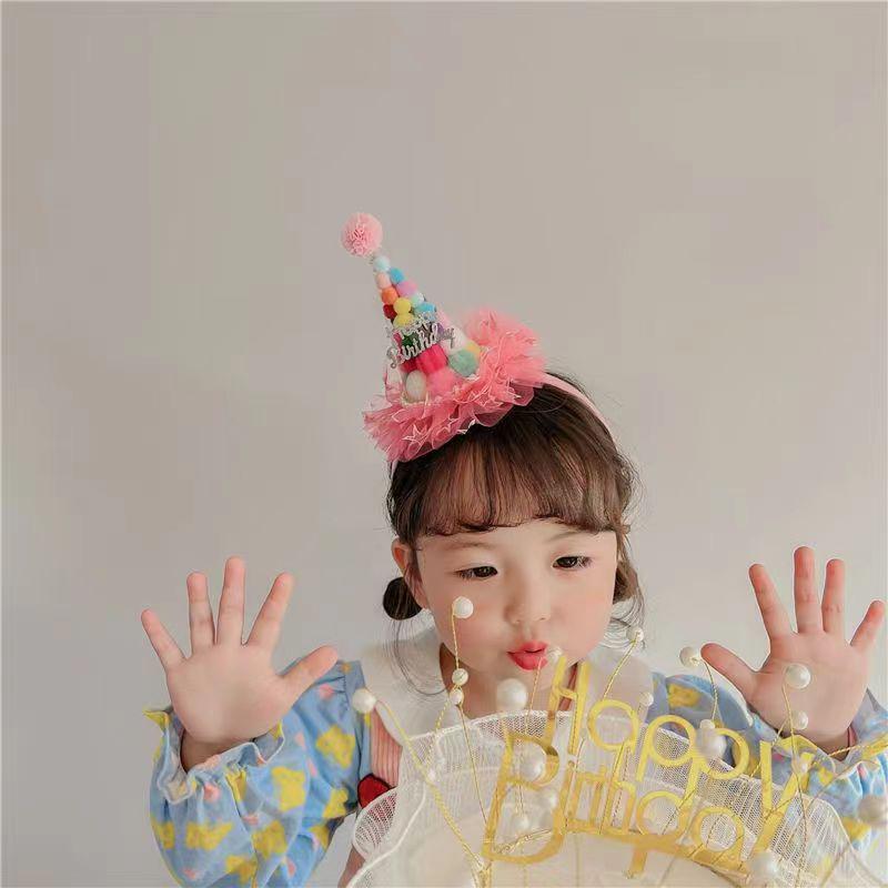 Crown Princess Birthday Hat: Children's Party Headband & Cake Photo Prop