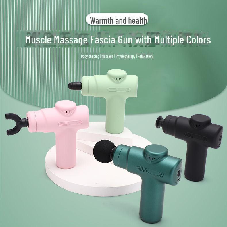 "Portable Mini Fascia Gun Massager for Neck & Muscle Relaxation"