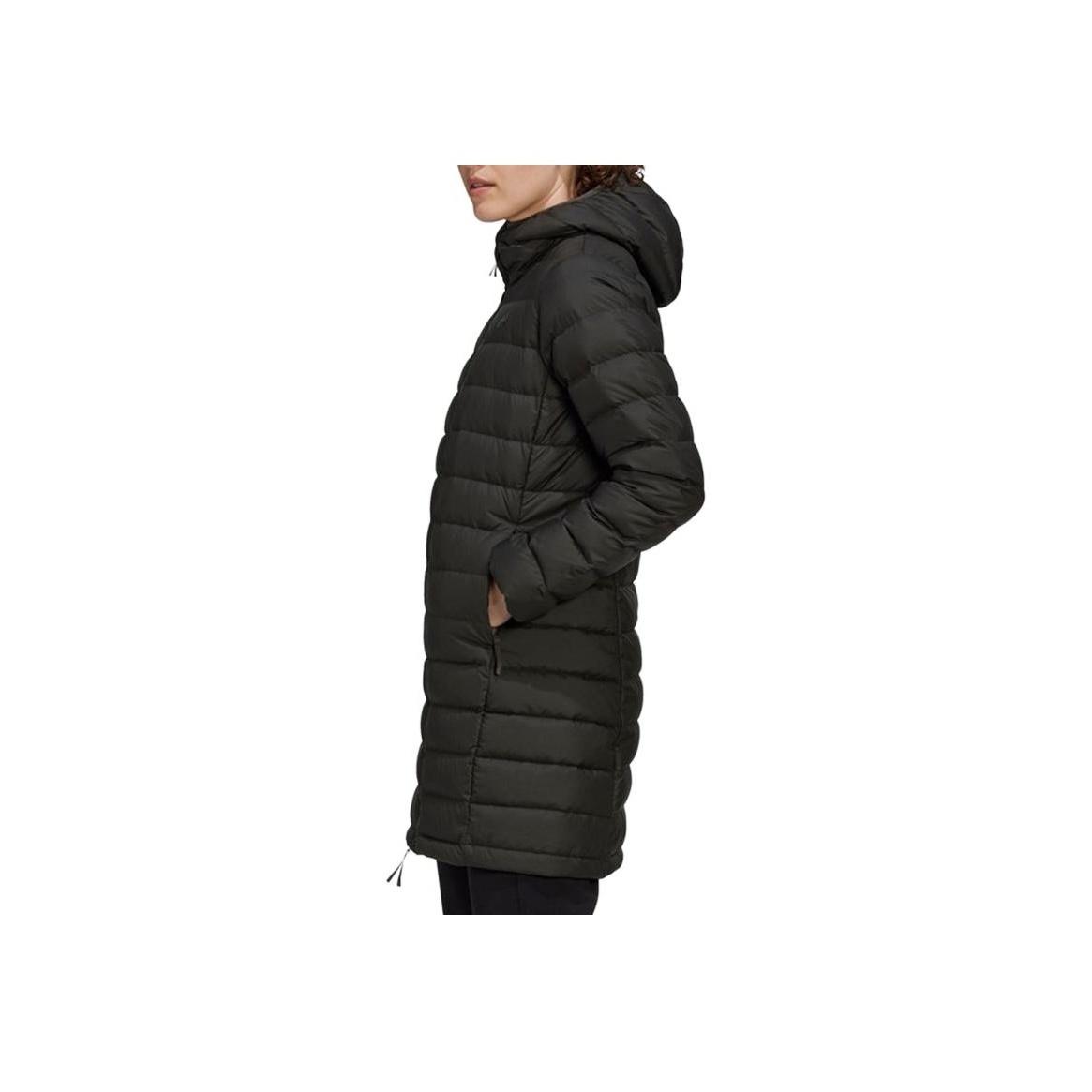 

Adidas Спортивная куртка-пуховик с капюшоном на открытом воздухе Женская верхняя одежда Темно-коричневый GK3151 XS