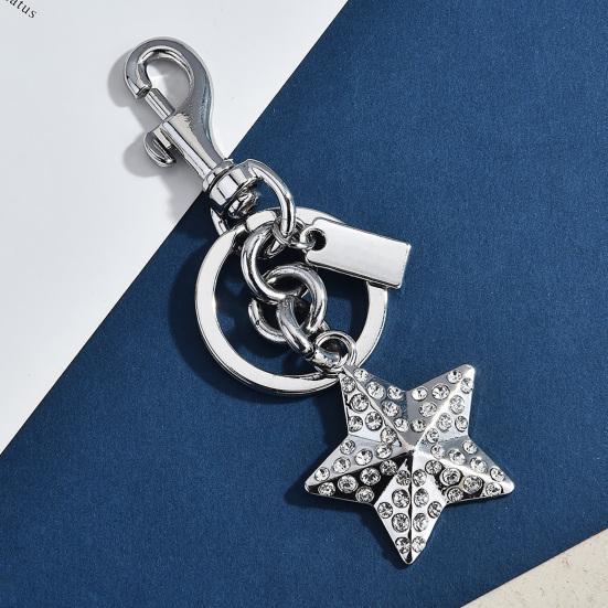 Anahtarlık Kolye Taşlı Çilek Şeklinde Anahtarlık Istakoz Kapanlı Çanta Süsü Sırt Çantası Aksesuarı