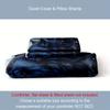 Wolf Pattern Duvet Cover Set-Animal Print Breathable All-Season Zipper Closure, Woven Sanded Polyester Fabric, Digital Printing