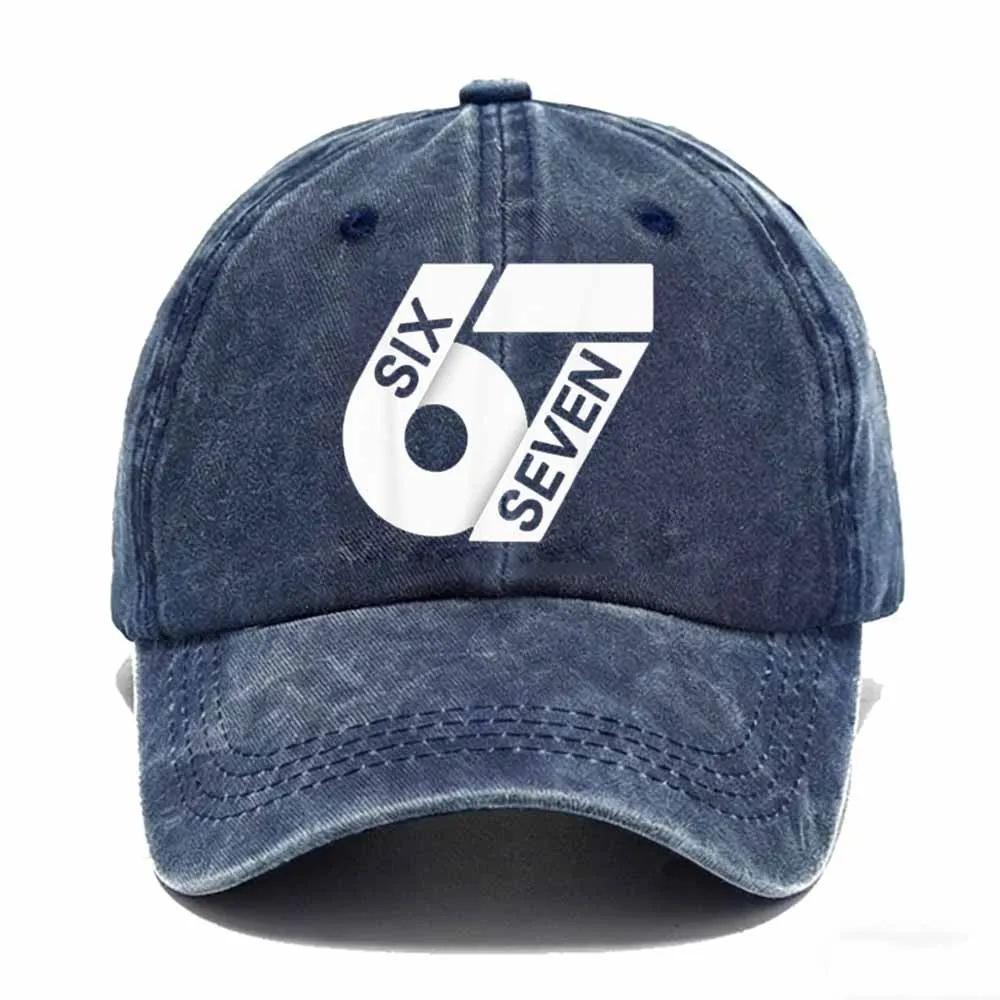 67 Meme Funny Six Seven Sun Baseball Cap Casual Men Adult Hip Hop Hats Print Hiking Fishing Baseball Caps Gift Idea