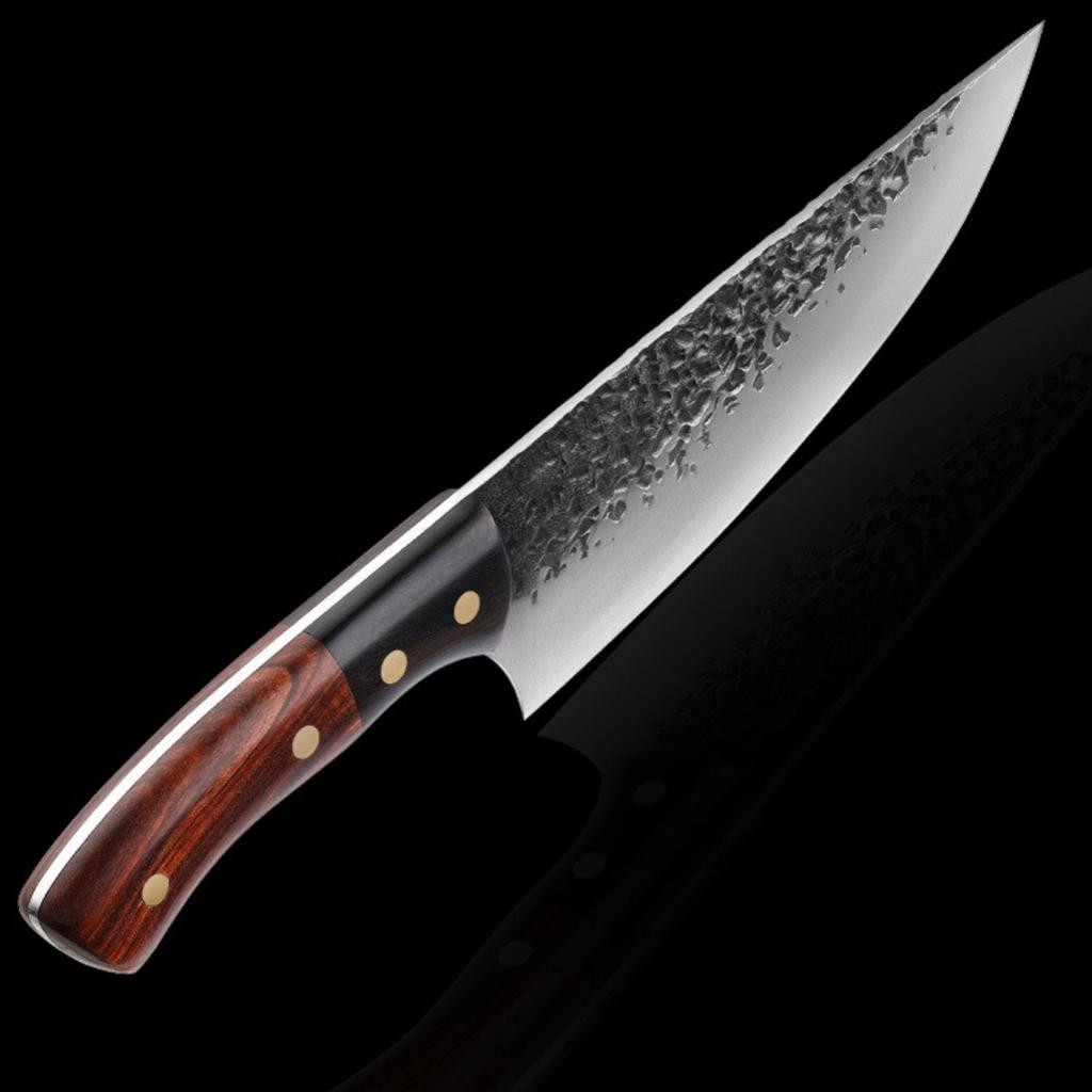 Carving Knife Chef Knife Stainless Steel Knife Two-Tone Wooden Handle Kitchen Knife Bbq Knife Handmade Professional Knife