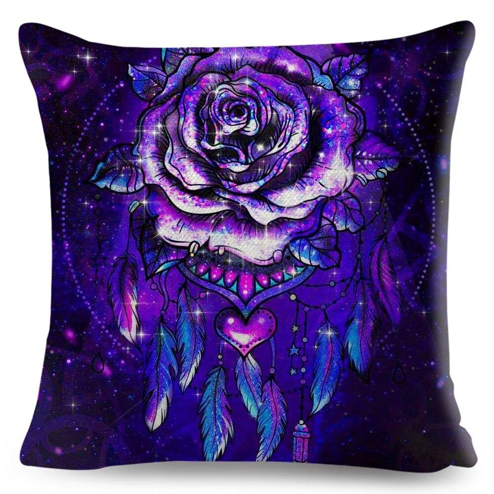Fantasy Dream Catcher Series Decorative Pillowcase Bohemian watercolor cushion cover Sofa office seat   Home decor