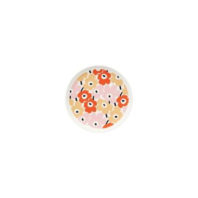 Marimekko Japan Exclusive Pikkuinen Unikko Plate 13.5cm Ladies 52 1 F Light Pink Orange Home Kitchen