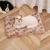 Winter Warm Cartoon Pet Bed: Thick Cat & Dog Sleeping Mat with Full Face Print