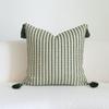 French Retro Green Throw Pillow Cover Wabi-Sabi Style Three-Dimensional Embroidery Sofa Pillowcase Headboard Cushion Covers