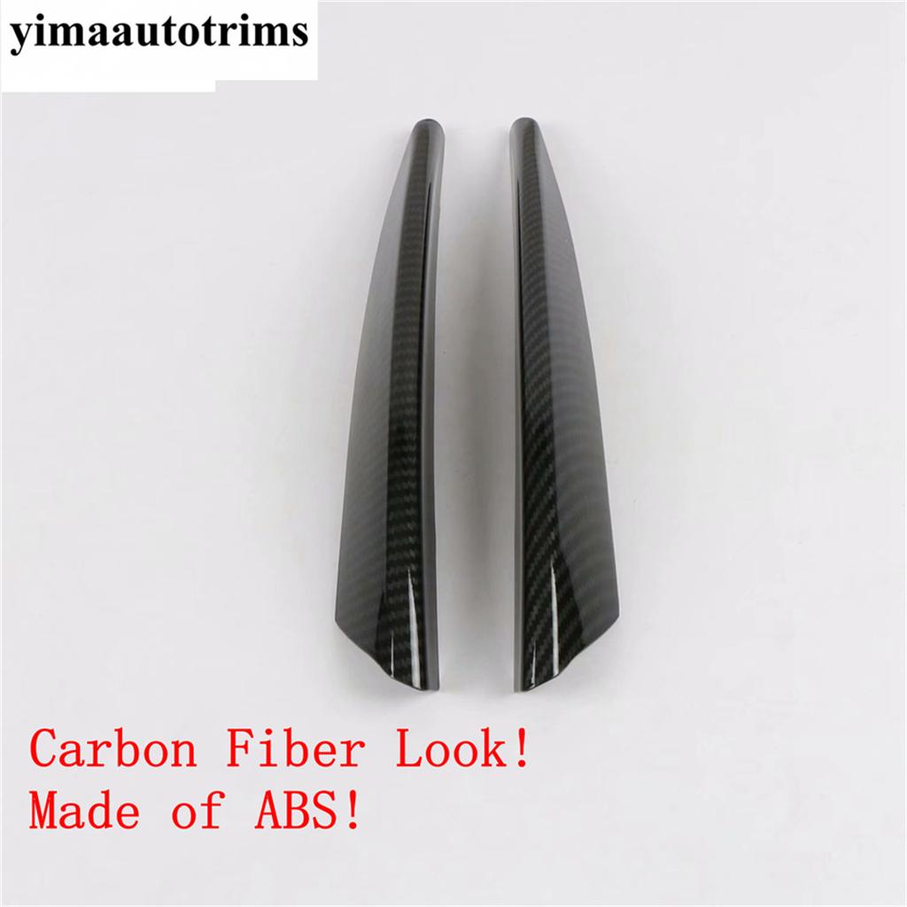 Car Front Bumper Corner Strip Protection Cover Trim ABS Chrome / Carbon Fiber Accessories For Toyota Corolla E210  - 2025