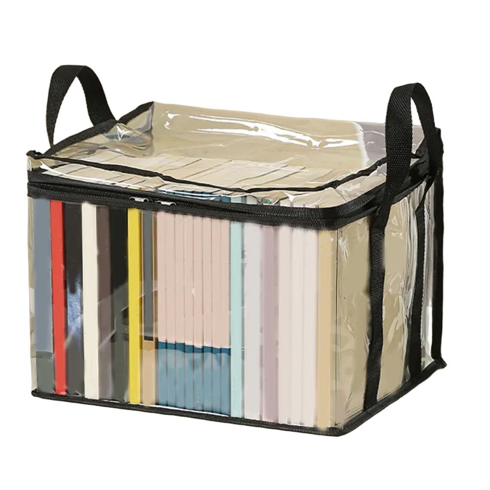 Foldable Book Box Student Organization Waterproof Storage Maximize Living Space