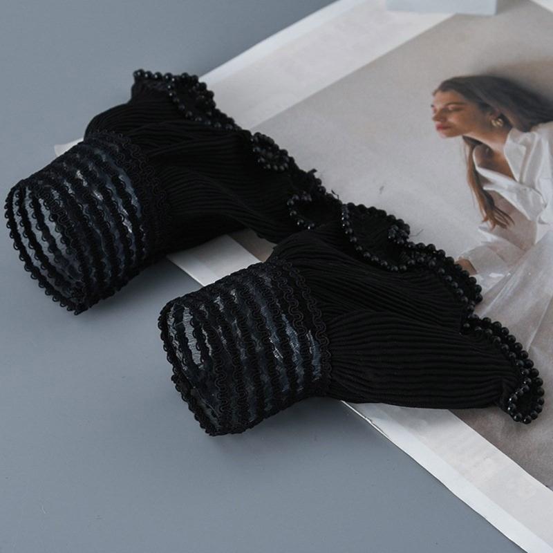 Feen-Handgelenkmanschetten für Hemden, Pullover, Spitze, falsche Ärmel, Ornament, ausgestellte Rüschen, ausgestellte Ärmel, falsche Handgelenksmanschetten