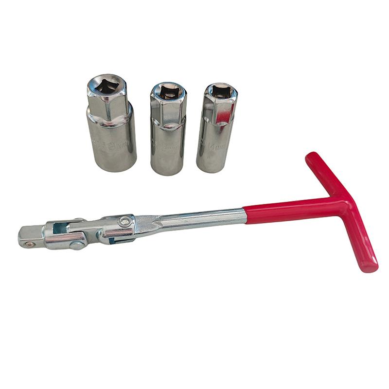 Zündkerzenhülse T-Form 14/16/18/21mm Auto Motorrad Zündkerzen-Entfernungswerkzeuge 3/4/5 Stück Auto Reparaturwerkzeugsatz Entfernungswerkzeug