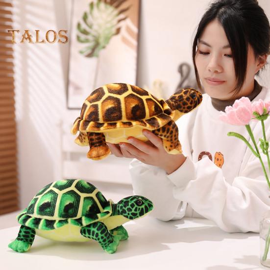 Țestoasă de mare de pluș păpușă realistă broască țestoasă pernă moale animal de pluș pentru copii fete acasă decor cadouri de Ziua Îndrăgostiților