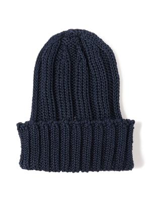 Beams Plus Men's Linen Cotton Watch Cap, Navy, Free Size, 38410017734