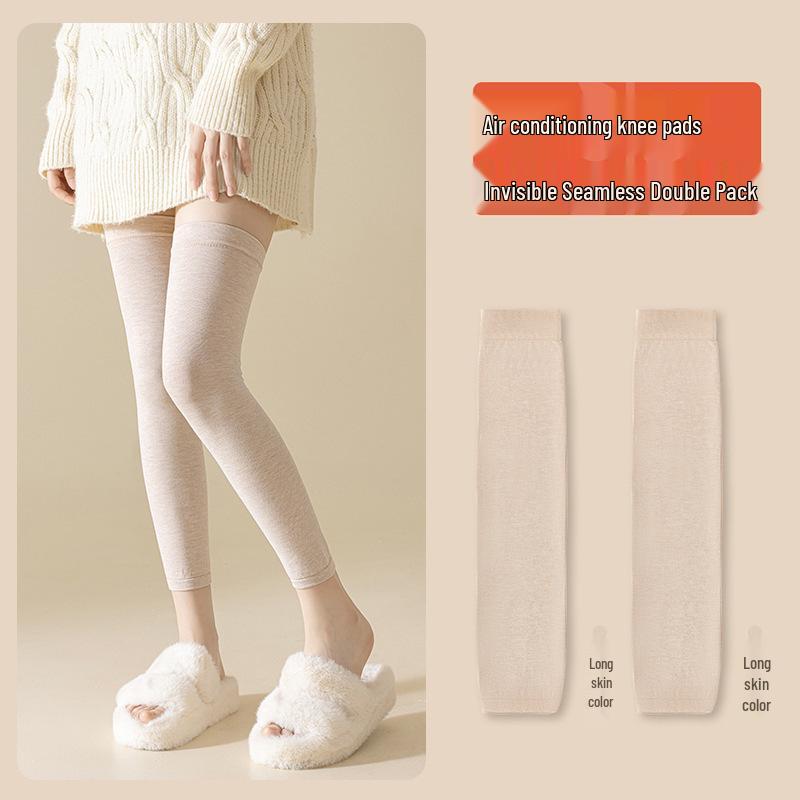 Unisex Air-Conditioned Cotton Knee Pads: Warm, Lightweight, Breathable, Non-Slip, Seamless, Lengthened