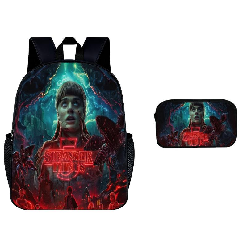 Stranger Things 5 Kinderrucksack Federmäppchen 2-teiliges Set KTB
