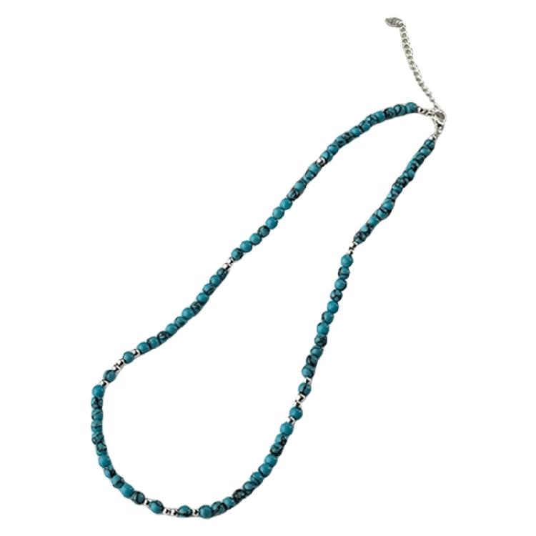 

Gemstones Beaded Clavicle Chain Sophisticated Women s Necklace Adjustable Length Choker for Office and Evening Wear