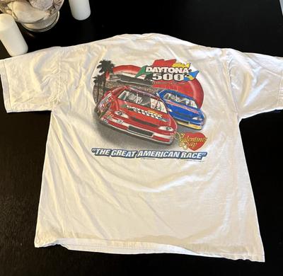 VINTAGE 1999 Daytona 500 NASCAR Racing T-shirt, Storlek: XL (Alla hjärtans dag)
