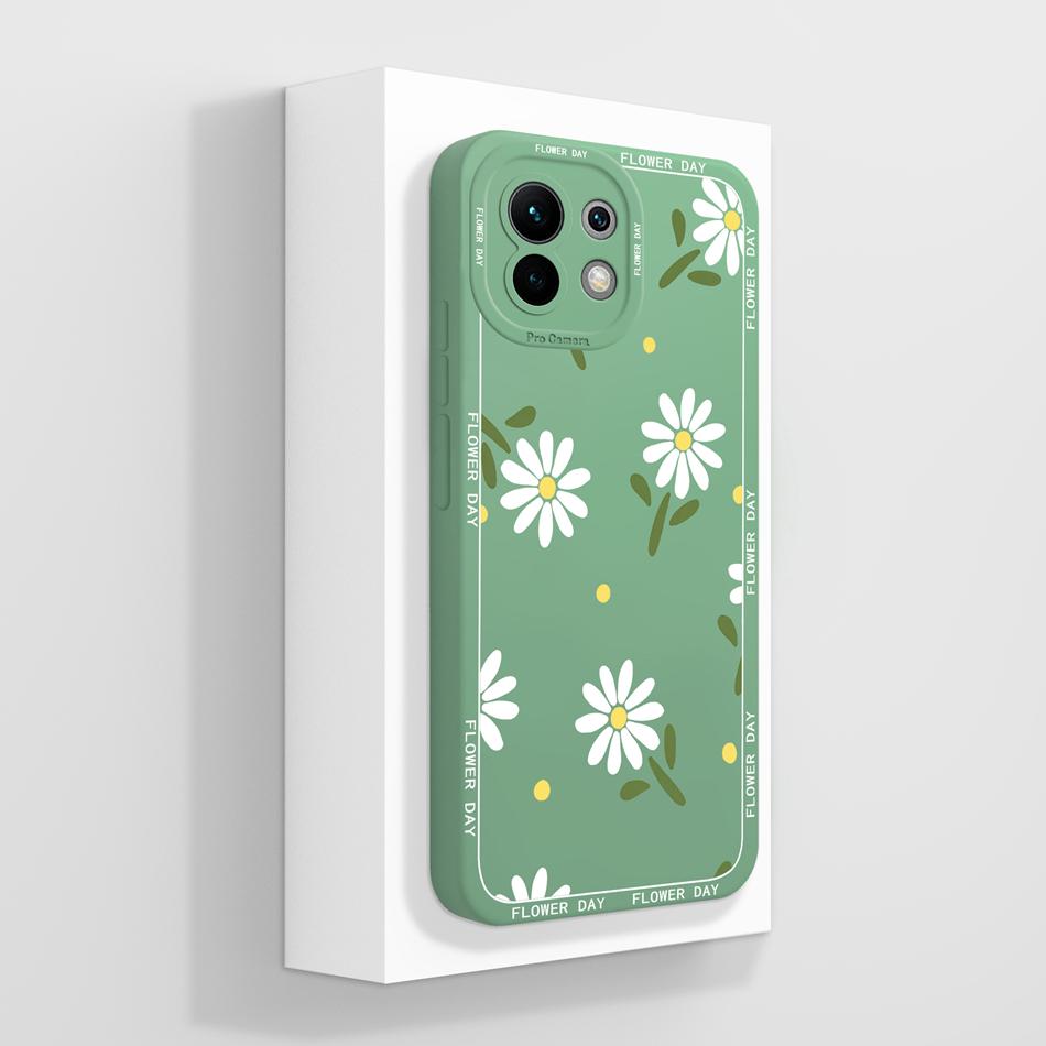 Etui do Xiaomi Mi 11 Lite 5G NE Etui na telefon Mi 11 Youth Elegancki tył do Xiaomi 11 Lite Mi11 Miękkie płynne silikonowe Funda