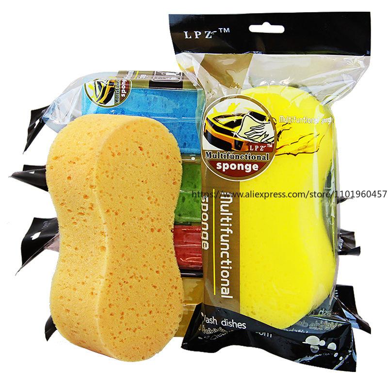 8 Shaped Car Wash Sponge Honeycomb Coral Cleaning Sponge Wipe Car Beauty Care And Waxing
