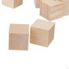 12 Piece Wood Blocks Natural Embellishment for Crafts