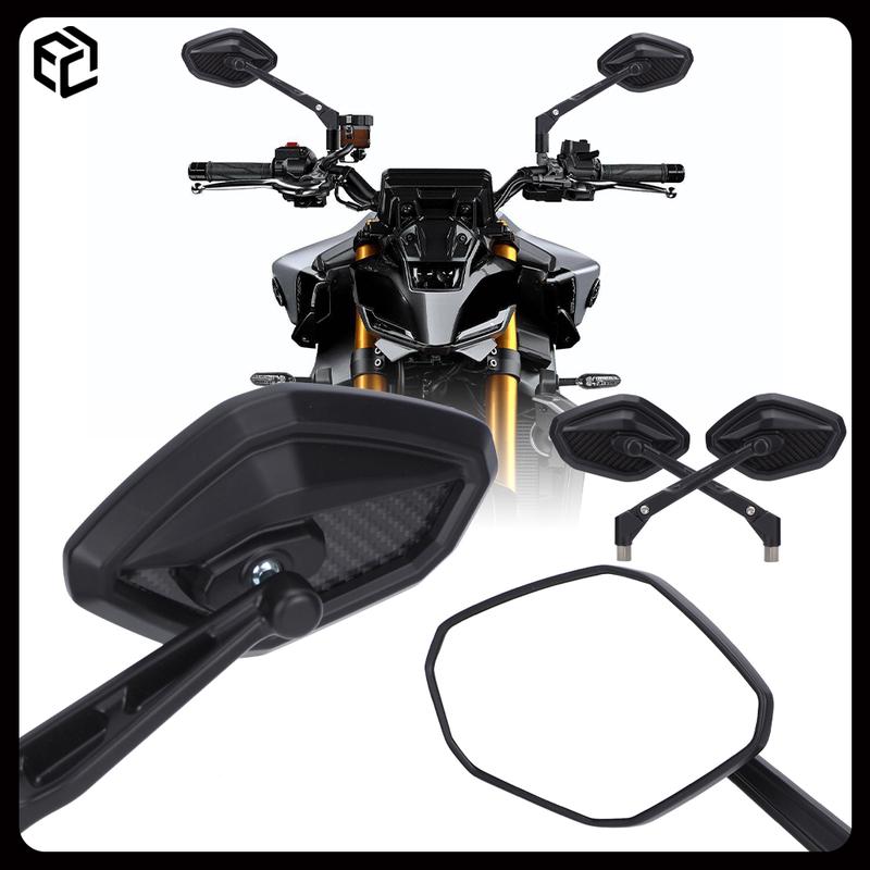 Motorcycle Rearview Mirror Carbon Fiber for YAMAHA MT / XSR / YZF /TENERE / MAX Series Side Espejos CNC Motorcycle Accessories