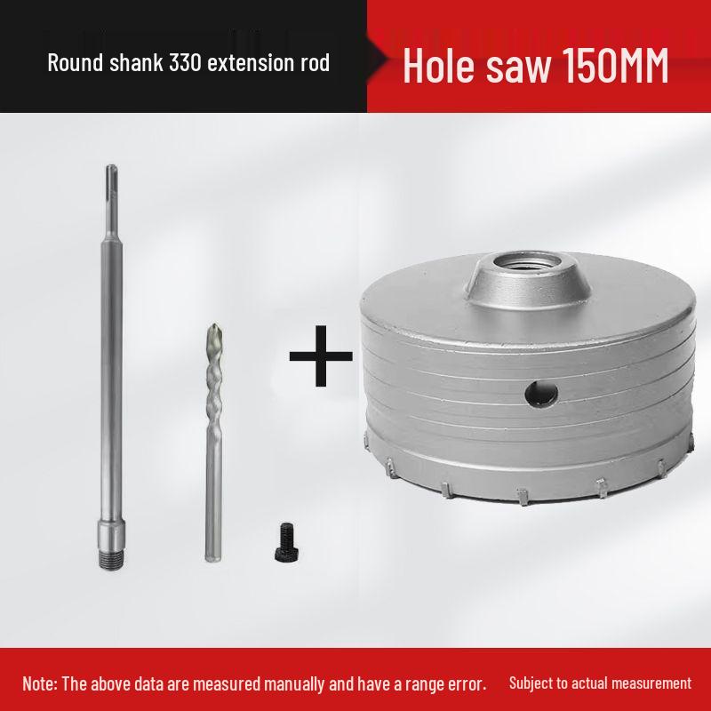 Electric Impact Drill Bit for Cement and Brick Walls - Dry Drilling Opener for Air Conditioner and Water Pipe Installations