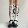 New Kawaii Bowknot Knee High Socks Thigh High Stockings Cute Long Socks Stockings Women Lolita Jk Japanese Style Thigh High Sock