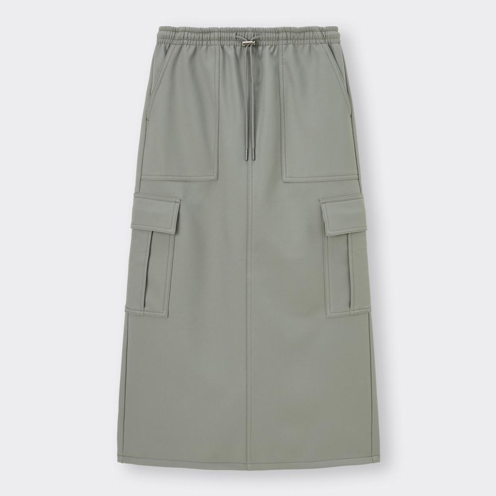 

Длинная юбка карго с флисовой подкладкой GU Q