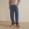 Giordano Men's Thickened Textured Loose Straight-Leg Jeans