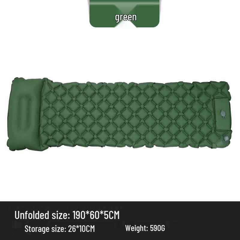 Bin Fu Portable Foot-Pump Camping Sleeping Mat