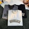 220GSM Unisex Sleeveless T-shirt Summer Suede Vest  American High Street Vintage Oversized T-shirt