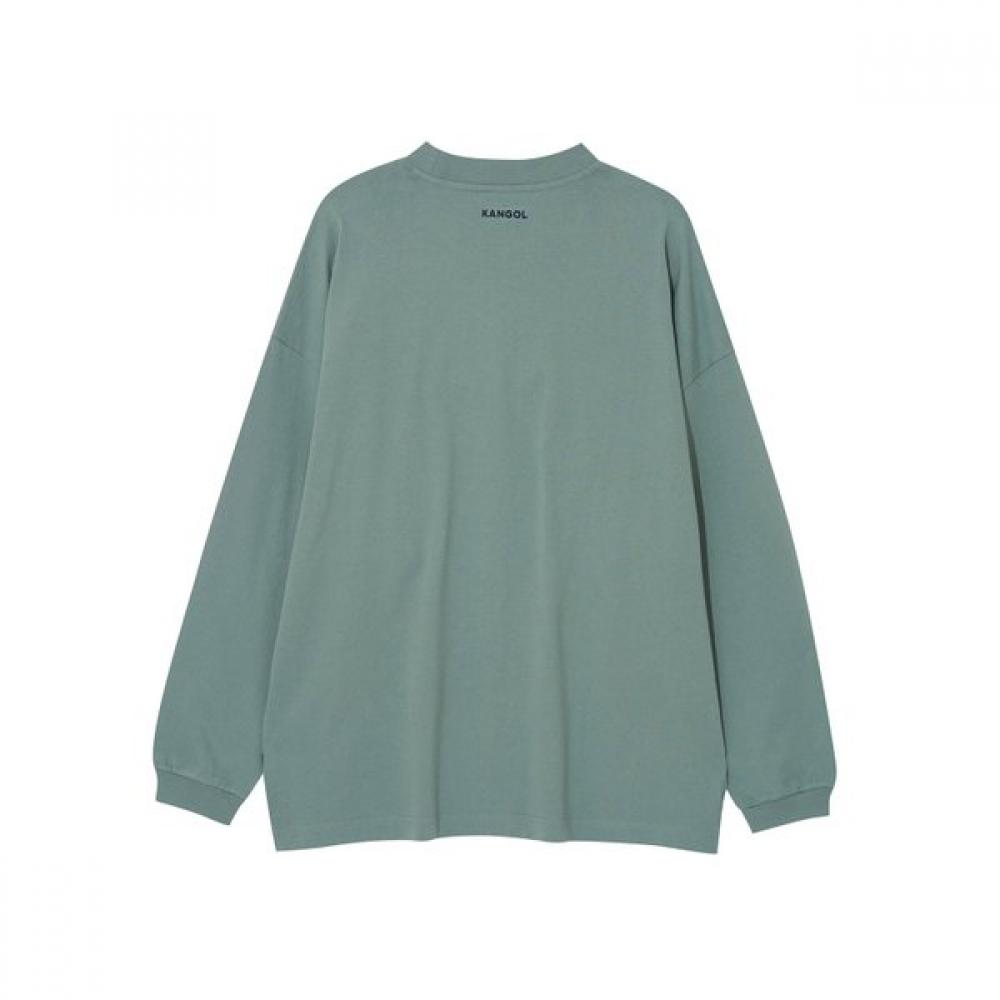 KANGOL Camiseta Verde Resistente de Manga Longa kreclT35330