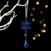 4pcs Colorful Snowflake Icicle Pendants Xmas Tree Ice Hanging Ornament  Merry Christmas Decoration