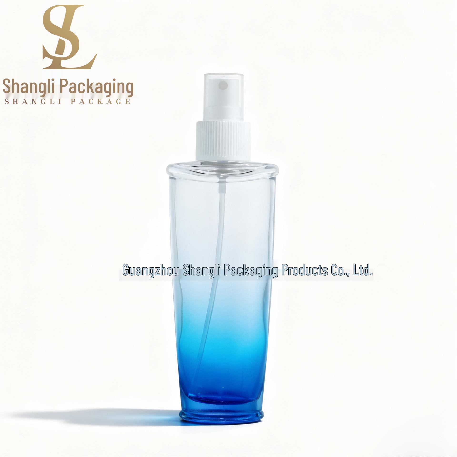 110ml Square Hair Oil Serum Bottle - Flat Lotion Dispenser