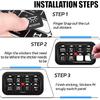 120PCS Car Switch Panel Sticker, Switch Label Decal Kit for Switch Panel AR-800, BA80, GA80, GB80, BB80, BC60, GC60, Vehicle Dashboard Text Sticker