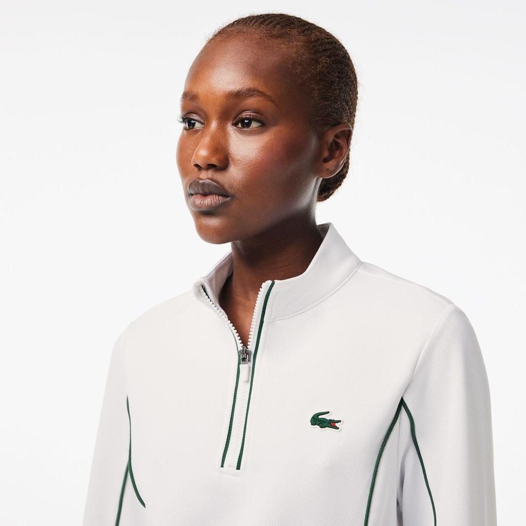 Lacoste Sudadera de Tenis Fina de Capas para Mujer/Señora