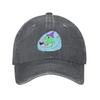 WRC Washed Denim Cap Casual Baseball Caps Adjustable Hat Summer Unisex Baseball Hats