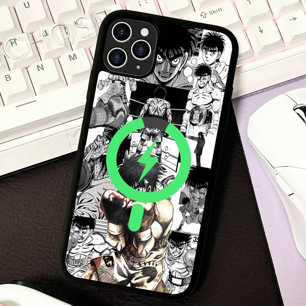Anime H-Hajime N-No I-Ippo For Magsafe Magnetic Phone Case For IPhone 17 16 15 14 13 12 11 Plus Pro Max PC+TPU Cover