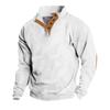 Spring And  Men's Standing Collar Sweatshirt Is Outdoor Casual Sweaters Tops