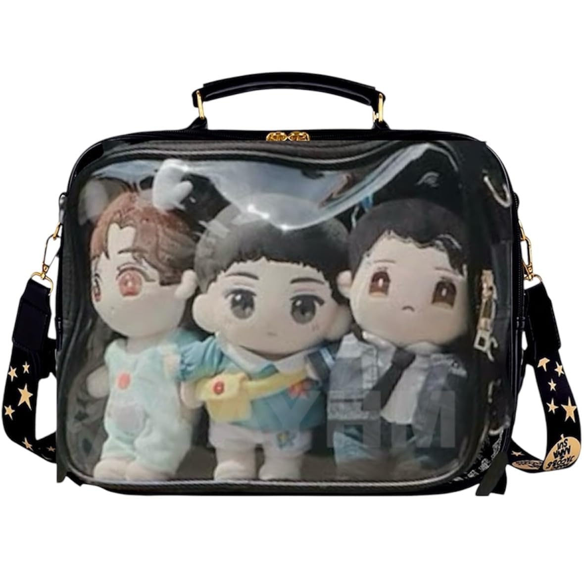

[AYHM] Ita Bag Plush Toy (Black) - Stuffed Animal Bag, Ita Bag, Shoulder Bag, Crossbody Bag, Backpack, 3-Way Bag, Otaku, Decorative Bag, Show-Off