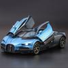 Carro Modelo Diecast de Metal Liga de Alumínio Supercarro Bugatti Tourbillon V16 Escala 1/32 Brinquedos Infantis Coleção Mini GT Hobbies Presentes de Aniversário Menino