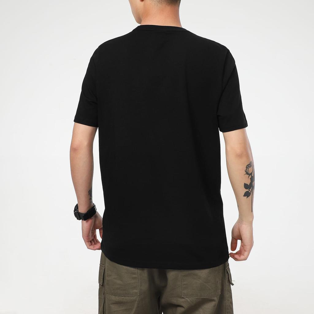 PUMA T Shirts Men's Black Crew Neck Moderate Straight Fit 532612-01