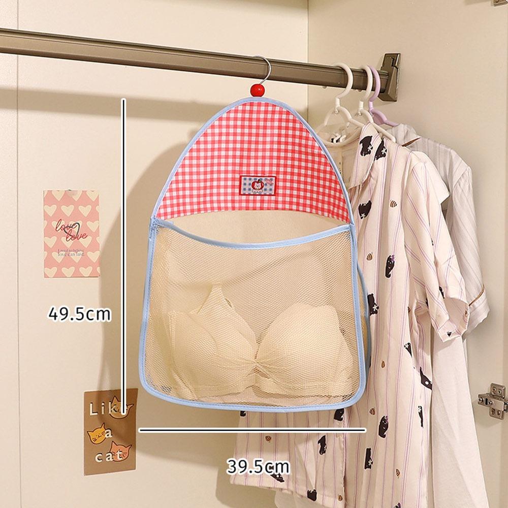 Multi-layer Storage Mesh Bag Wardrobe Hanging Large Capacity Socks Storage Bags Multi-function Save Space Mesh Organizing Bag