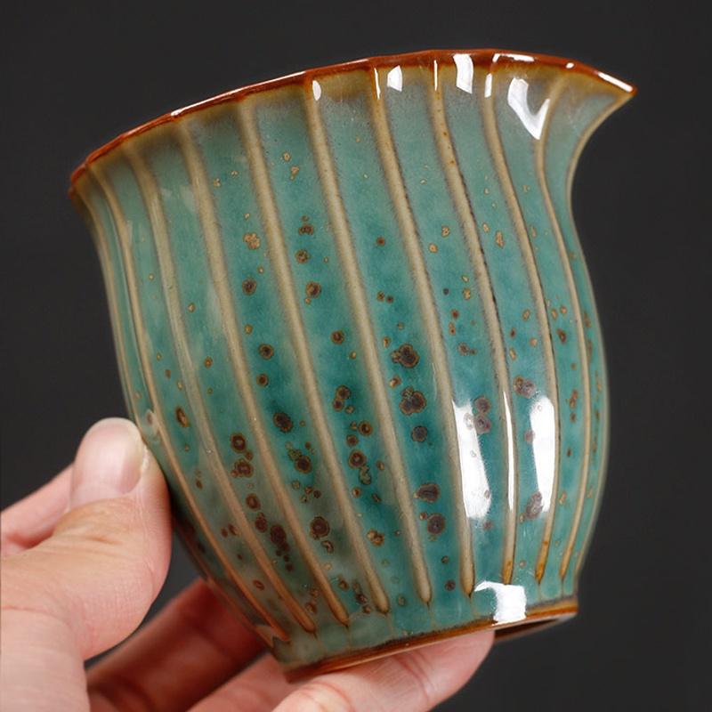 200ml Ceramic Fair Cup Kiln Change Coarse Pottery Tea Divider