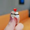 Love panda brooch cute pin women's buckle exquisite corsage neckline decorative suit