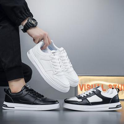 Sommer 2025 Neue Herren Klassische Low-Top-Sneaker mit dicker Sohle Atmungsaktives Mesh Weiß Sportlich Modisch Vielseitig