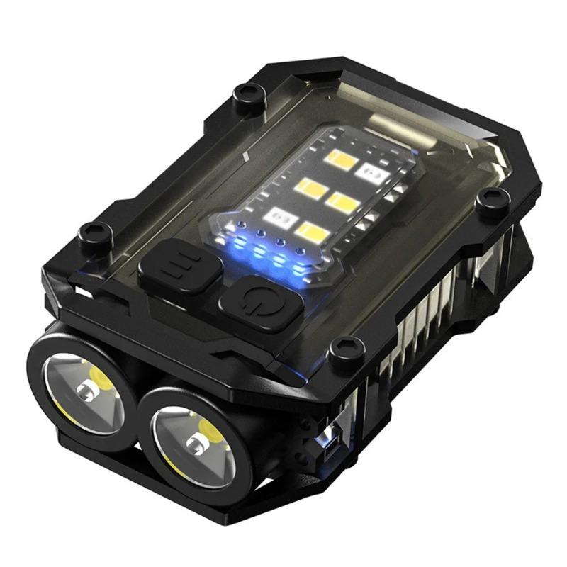 

4000LM Перезаряжаемый светодиодный небольшой фонарик высокой мощности, перезаряжаемый брелок, рабочий свет, фонарик для кемпинга, рыбалки, аварийная ручная лампа black-4000LM-2PCS