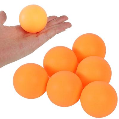 TKY Stolní tenis Ping Pong Událost Obyčejný Plast Sada Míčků, Míčky, 5,5 cm, Velké, Tréninkové, Míčky, (Oranžová, 6)