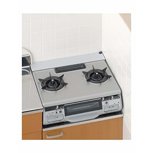 Toyo Aluminum "Prevents Dirt Around Gas Stovetops" Solid Gap Boat, 60cm Wide x 11cm Deep x 13-23cm High